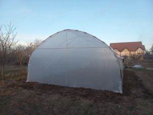Producem solar gradina rezistente structura galvanizata folie UV 180 microni 3 ani garantie laterale