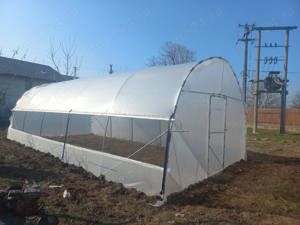 Vindem solar gradina complete teava galvanizata folie UV 180 microni 3 ani garantie kit complet mont