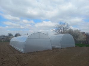 Producem solarii gradina rezistente teava galvanizata folie UV 180 microni 3 ani garantie kit comple