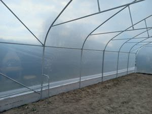 Vindem solarii gradina complete structura galvanizata folie UV 180 microni 3 ani garantie kit comple