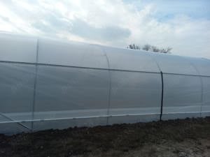 Oferim solarii gradina profesionale structura galvanizata folie UV 180 microni 3 ani garantie latera