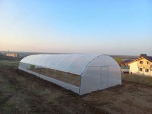 Producem solarii gradina rezistente teava zincata folie 180 microni 3 ani garantie laterale aerisire