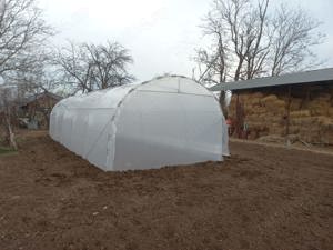 Oferim solarii legume rezistente   teava zincata   folie UV 180 microni garantie 3 ani   laterale ae