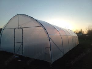 Producem solar gradina rezistente teava galvanizata folie UV 180 microni 3 ani garantie kit complet 