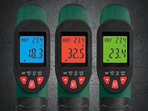 Termometru pistol digital cu infraroșu cu laser Parkside model PTI 380 B1 Parkside - imagine 5