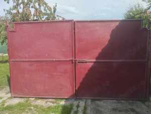 Poarta fier  fara stâlpi 