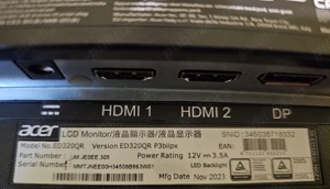 Mainboard Monitor Acer ed320qr p3biipx me.rt2557.eb788 - imagine 4