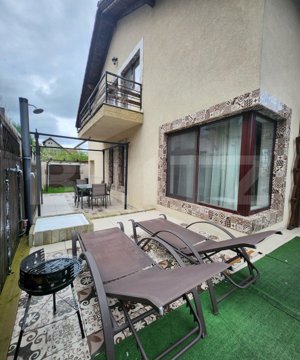 EXCLUSIVITATE! Duplex 4 camere, piscina, 95mp, teren 392mp, zona R.A.R Gilau - imagine 3