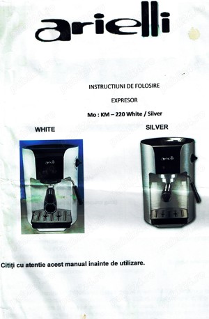 Esspresor cafea Arielli KM220 - imagine 5