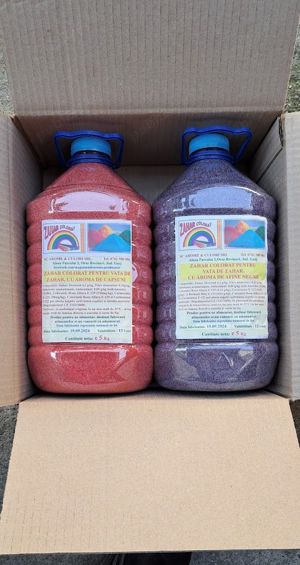 Zahar colorat aromatizat. Aroma de Afine. - imagine 2