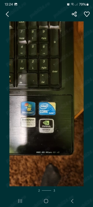 Vand laptop Lenovo pentru piese