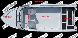 Barca din aluminiu Alphaboat Danube 530 - imagine 10