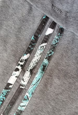 Colanti lungi dama Adidas Neo pantalon sport gri egari femei - imagine 5