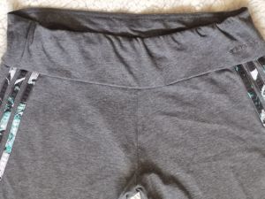 Colanti lungi dama Adidas Neo pantalon sport gri egari femei - imagine 7