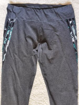 Colanti lungi dama Adidas Neo pantalon sport gri egari femei - imagine 3