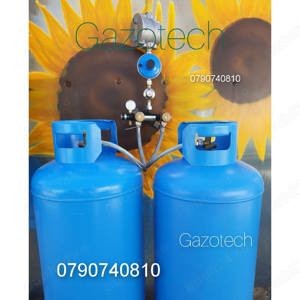 Kit cu butelii 2 GPL 50L 80L pt centrala termica GPL, aragaz,butelie, propan