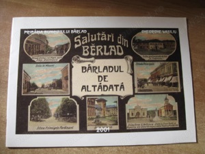 Gheorghe Vasiliu - Salutari din Berlad , album carti postale AUTOGRAF