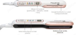 Placa par Rowenta Respectissim SF7870, 200 grade,ecran LCD, Ionizare - imagine 5