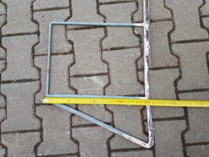 Suporti polite raft din fier beton de 16mm, pentru garaj pivnita, dimensiuni aproximative:72,5x40cm  - imagine 5