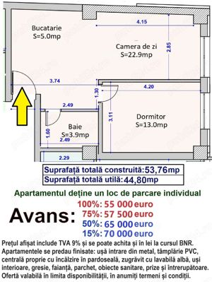 Apartament cu predare la cheie. Doamna Stanca - Mihai Viteazu lângă LIDL si Mega Image - imagine 10