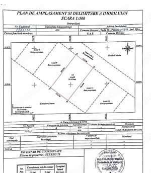 Berceni oferta investitie 2 loturi teren intravilan 860 mp 1,8 km centru - imagine 3