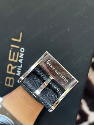 Ceas dama Breil BW0384 Milano curea piele pisica de mare - imagine 7