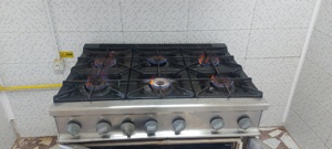 Aragaz profesional Fagor 6 ochiuri+cuptor - imagine 3