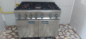 Aragaz profesional Fagor 6 ochiuri+cuptor - imagine 2