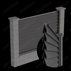 Gard metalic jaluzea | Suruburi ascunse | Sibiu | Model 2026 | - imagine 9