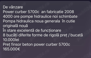 vand utilaj power curber 5700c - imagine 2