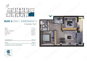 Elite Town Timisoara | 3 camere | TORONTALULUI - METRO 2 - imagine 2