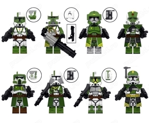 Set 8 Minifigurine tip Lego Star Wars Doomsday Commander Squadron