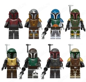 Set 8 Minifigurine tip Lego Star Wars Mandalorian Super Commando Squad