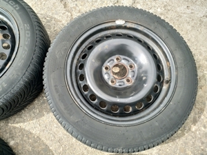 Jante otel FORD 5X108+capace+anvelope IARNA 205 55 16, FORD FOCUS, MONDEO, C MAX, S MAX etc  - imagine 6