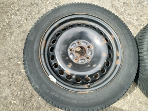 Jante otel FORD 5X108+capace+anvelope IARNA 205 55 16, FORD FOCUS, MONDEO, C MAX, S MAX etc  - imagine 5