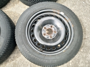 Jante otel FORD 5X108+capace+anvelope IARNA 205 55 16, FORD FOCUS, MONDEO, C MAX, S MAX etc  - imagine 3
