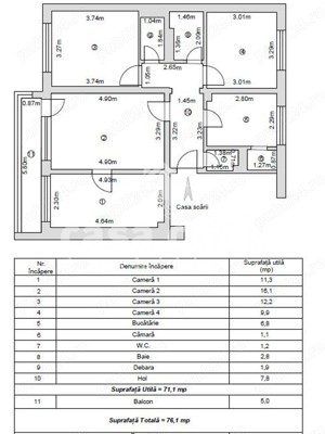 Apartament 4 camere Mazepa 1, renovat PREMIUM 2024 - imagine 15