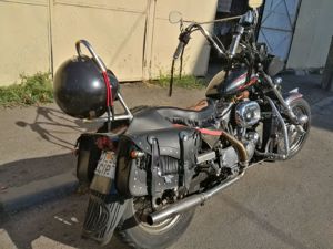 Harley Davidson Sportster 883 XLH 1992 SuperChopperized chestii cromate înlocuite cu INOX + radiator - imagine 2