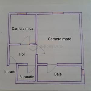 Apartament 1 Camera - Spatios - Modern - Zona Blascovici - imagine 11