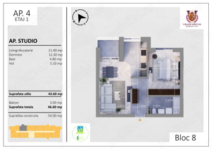 Apartament tip Studio, The Grand Kristal, bloc deosebit - imagine 4