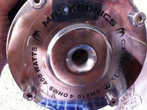  Difuzor subwoofer Crunch10"500W USA (Statie - imagine 3