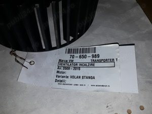 Ventilator incalzire original VW, pentru VW T5, 2009-2015 - imagine 3