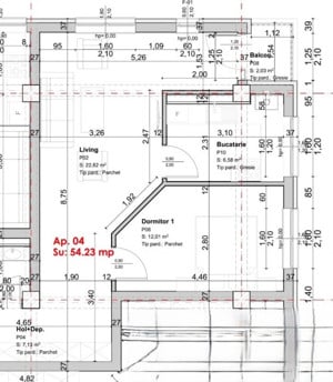 Apartament 2 camere DECOMANDAT 54 mp cartier HLINCEA - CETĂȚUIA