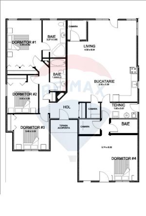 Casă Siminoc/ Satul Canadian/ 4Dormitoare/30min de plaja –teren 730mp - imagine 9