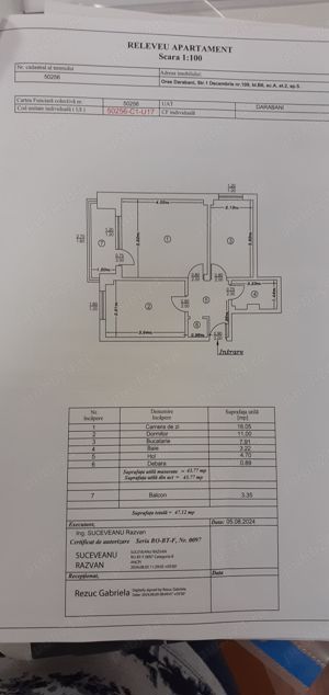 Apartament 2 camere, etj 2, Oras Darabani, Jud Botosani - imagine 2