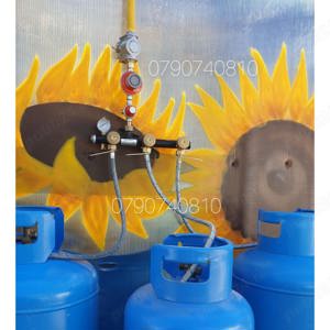 Chit 2 butelii 50L GPL, accesorii pt. centrala GPL