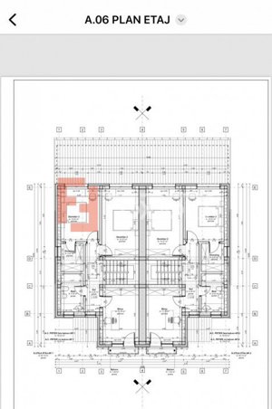 Duplex 4 camere, 3 bai, 115 mp utili, teren 315 mp - Dumbravita - imagine 5