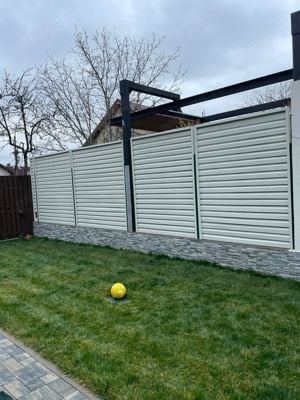 Gard metalic jaluzea | Suruburi ascunse | Bucuresti | Model 2026 |  - imagine 9