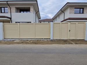 Gard metalic jaluzea | Suruburi ascunse | Giurgiu | Model 2024 |