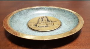 Farfurie decor din alama - imagine 3